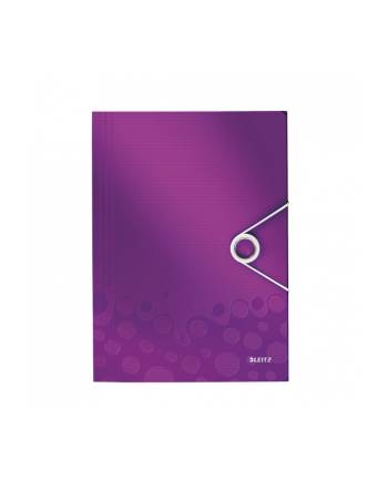 leitz Teczka z gumką WOW, 15mm, fioletowa