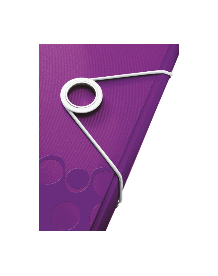 leitz Teczka z gumką WOW, 15mm, fioletowa główny