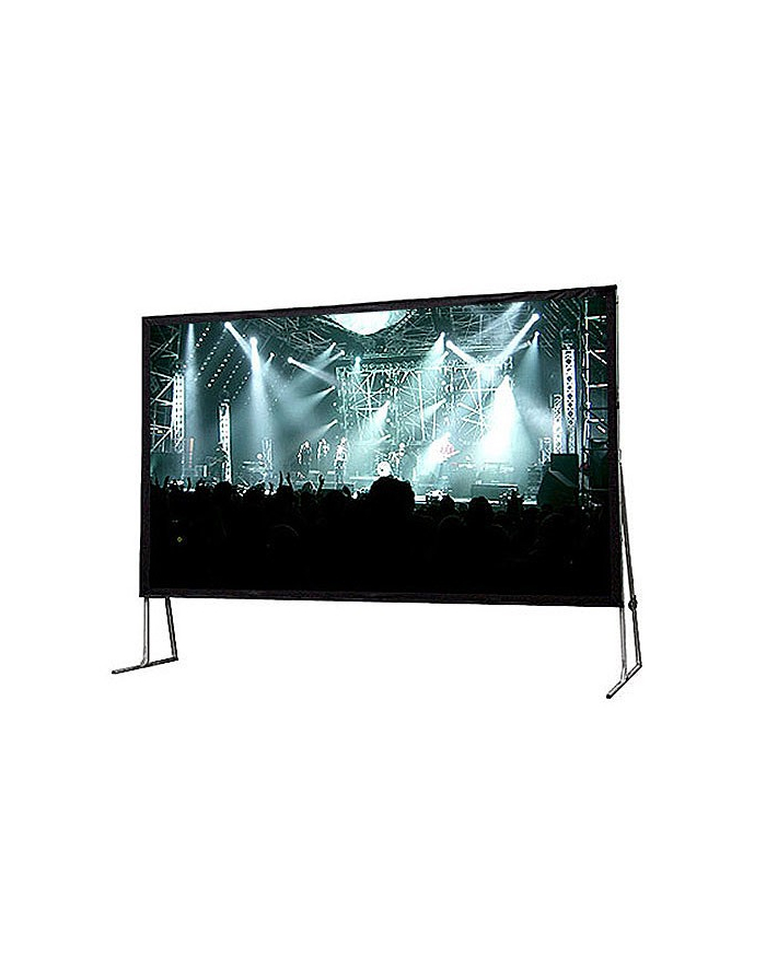 avtek Ekran ramowy FOLD 380, 16:9, 426.4 x 249 cm, czarne ramki, Matt White główny