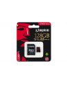 Karta pamięci Kingston microSDXC Canvas React 128GB Class 10 UHS-I U3 + adapter - nr 1