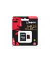 Karta pamięci Kingston microSDXC Canvas React 64GB Class 10 UHS-I U3 + adapter - nr 20