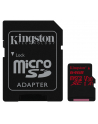 Karta pamięci Kingston microSDXC Canvas React 64GB Class 10 UHS-I U3 + adapter - nr 2
