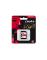 Karta pamięci Kingston SDXC Canvas React 256GB Class 10 UHS-I U3 - nr 1