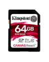 Karta pamięci Kingston SDXC Canvas React 64GB Class 10 UHS-I U3 - nr 10