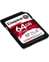 Karta pamięci Kingston SDXC Canvas React 64GB Class 10 UHS-I U3 - nr 13