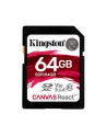 Karta pamięci Kingston SDXC Canvas React 64GB Class 10 UHS-I U3 - nr 17