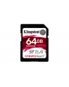 Karta pamięci Kingston SDXC Canvas React 64GB Class 10 UHS-I U3 - nr 7