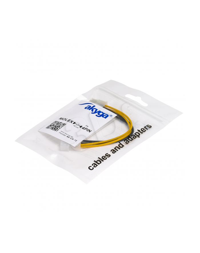 Kabel adapter Akyga AK-CA-12 Molex (M) - P4 (M) 0,15m główny