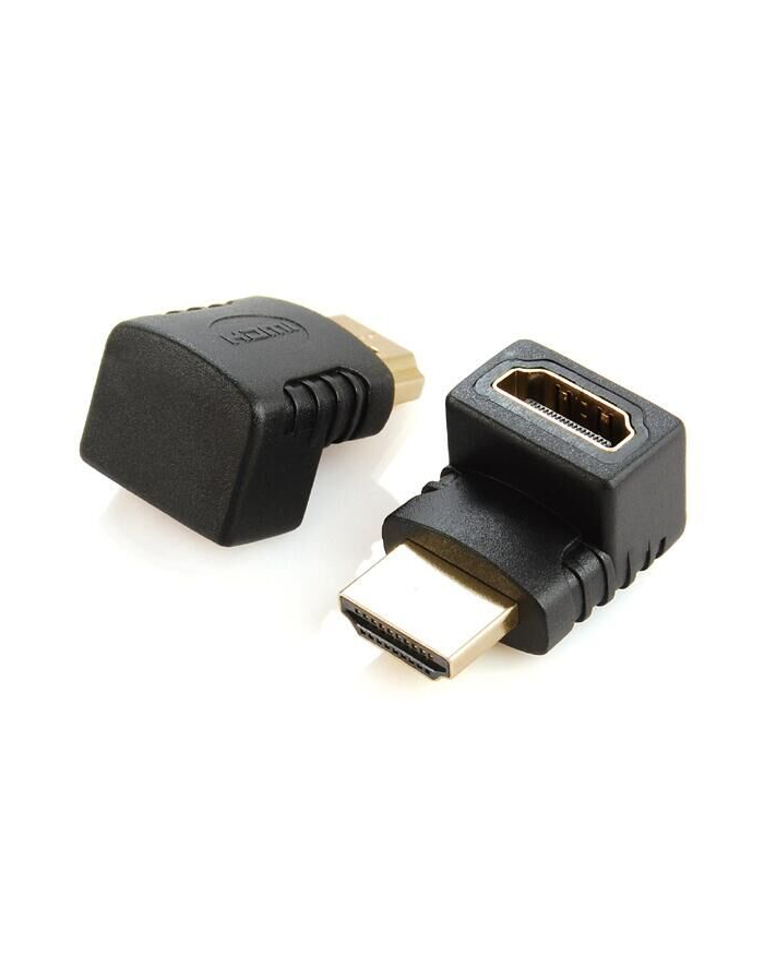 Adapter Gembird HDMI(F) - HDMI(M) kątowy 270'' prawo główny
