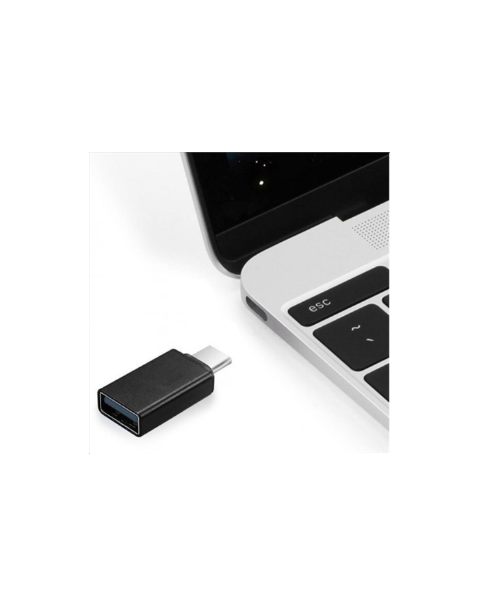 Adapter Gembird USB type-C(M) - USB 2.0 A(F) 2.0 czarny główny