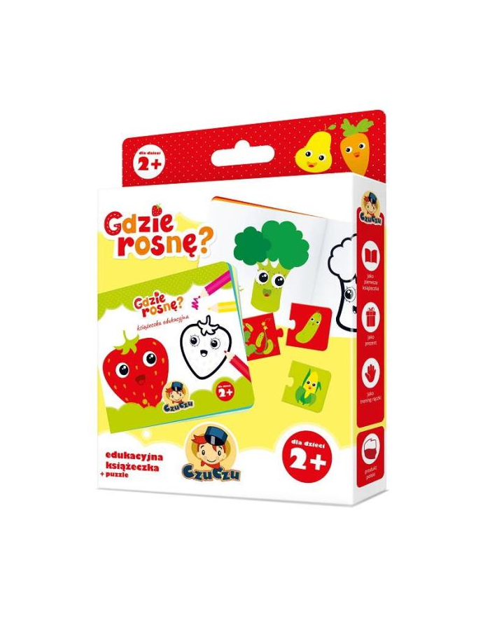CzuCzu Gdzie rosnę? Edukacyjna książeczka + puzzle. główny