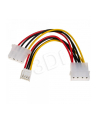 Kabel adapter Akyga AK-CA-14 Molex (M) -  Molex (F) + miniMolex (F) 0,15m - nr 6