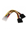 Kabel adapter Akyga AK-CA-16 Molex (M) - 2x SATA (F) 0,15m - nr 6