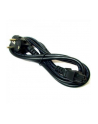 Kabel zasilający Akyga AK-NB-08A CEE 7/7 - IEC C5 do notebooka (koniczynka) 250V/50Hz 2,5A 1,0m czarny - nr 1