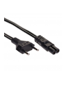 Kabel zasilający Akyga AK-RD-02A do notebooka 2pin ósemka IEC C7 CEE 7/16 3m wtyk EU - nr 2