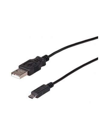 Kabel USB 2.0 Akyga AK-USB-05 USB A(M) - micro USB B(M) 0,6m czarny