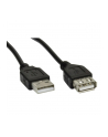 Przedłużacz USB 2.0 Akyga AK-USB-07 USB A(M) - A(F) 1,8m czarny - nr 1