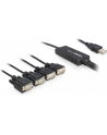 Kabel adapter Delock USB 2.0 - Serial 4x RS-232 DB9 - nr 8