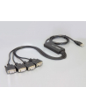 Kabel adapter Delock USB 2.0 - Serial 4x RS-232 DB9 - nr 10