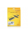Kabel adapter Delock USB 2.0 - Serial 4x RS-232 DB9 - nr 11