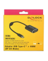 Przełącznik Splitter Delock USB Type-C - HDMI 4K czarny - nr 38