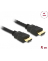 Kabel HDMI Delock HDMI-HDMI High Speed Ethernet 4K 3D 5m - nr 21