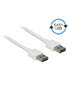 Kabel USB 2.0 Delock A(M) - A(M) 0,5m biały Easy-USB - nr 1