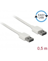 Kabel USB 2.0 Delock A(M) - A(M) 0,5m biały Easy-USB - nr 4