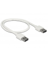 Kabel USB 2.0 Delock A(M) - A(M) 0,5m biały Easy-USB - nr 6