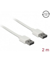 Kabel USB 2.0 Delock A(M) - A(M) 2m biały Easy-USB - nr 12