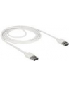 Kabel USB 2.0 Delock A(M) - A(M) 2m biały Easy-USB - nr 15