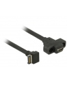Kabel USB 3.1 Delock Key-A 20-pin - C(F) 0,45m panel mount - nr 3