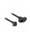 Kabel USB 3.1 Delock Key-A 20-pin - C(F) 0,45m panel mount - nr 9