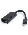 Kabel adapter Gembird USB type-C(M) - DisplayPort(F) 4k 60MHz czarny - nr 11