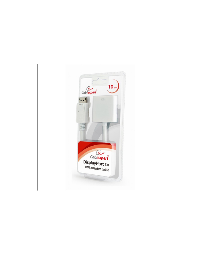 Kabel adapter Gembird DisplayPort (M) -> DVI-I (F) 0,1m główny