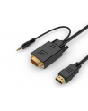 Kabel adapter Gembird HDMI (M) - VGA(M) + Audio 3m - nr 2