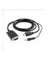 Kabel adapter Gembird HDMI (M) - VGA(M) + Audio 1,8m - nr 10