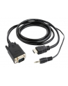 Kabel adapter Gembird HDMI (M) - VGA(M) + Audio 1,8m - nr 5