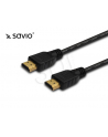 Kabel HDMI Savio CL-113 5m, OFC, złote końcówki, v2.0 4K 3D - nr 1