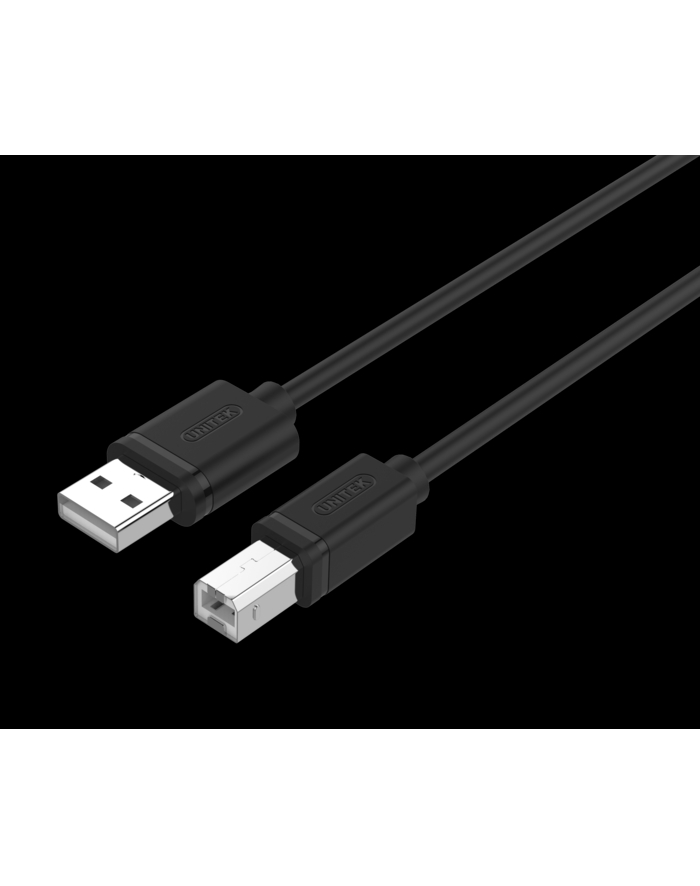 Kabel Unitek Y-C4001GBK USB 2.0 AM-BM, 2m główny