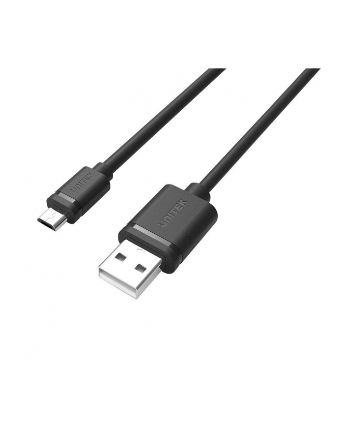 Kabel Unitek Y-C451GBK microUSB do USB 2.0, 1m główny