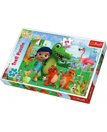 Puzzle 24-Maxi Świat pełen przyjaźni Wissper 14263 Trefl nr 2