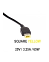 Zasilacz samochodowy Akyga AK-ND-41 do notebooka 20V/3,25 65W Square Yellow - nr 6