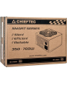 ZASILACZ ATX CHIEFTEC GPS-600A8 600W BE SMART SILENT FAN 120MM 80+ GREY BOX - nr 7