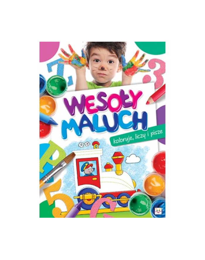 aksjomat Książ. Wesoły maluch Koloruje liczy i pisze główny