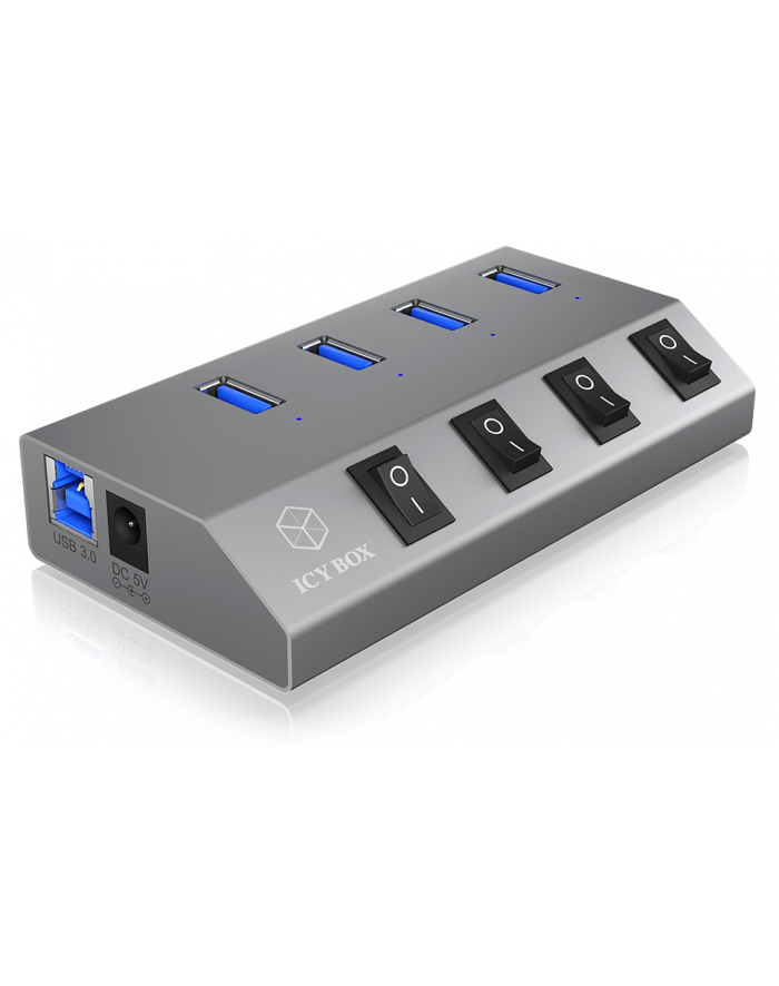 icybox IB-HUB1405C 4 portowy Hub USB 3.0 główny