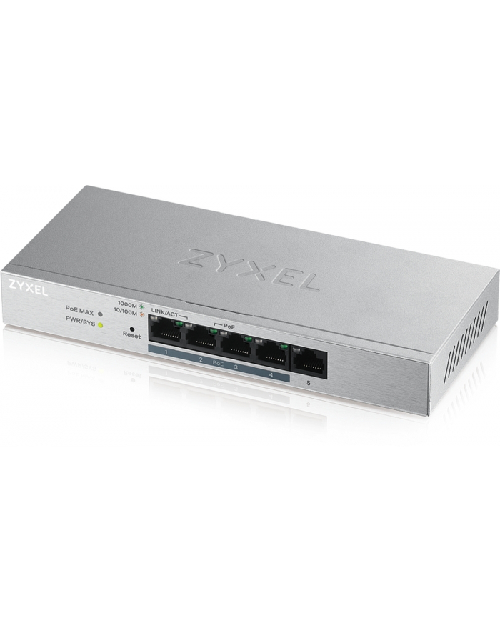 zyxel GS1200-5HPV2-EU0101F smart switch 5xGigabit 4xPOE 60W główny