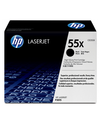 Toner P3015 Bk CE255X 12.5k