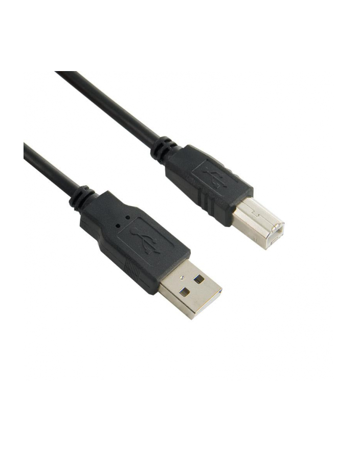 4World Kabel USB 2.0 typu A-B M/M 3.0 m High Quality, ferryt - retail główny