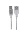 Manhattan Kabel USB 2.0 A-A M/F 1,8m srebrny - nr 10